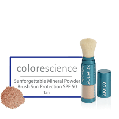 Colorescience Sunforgettable Mineral Powder Brush Sun Protection SPF 50 - 6 g - Biosense Clinic