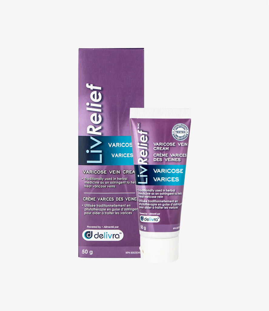 LivRelief Varicose Vein Cream - biosenseclinic.com