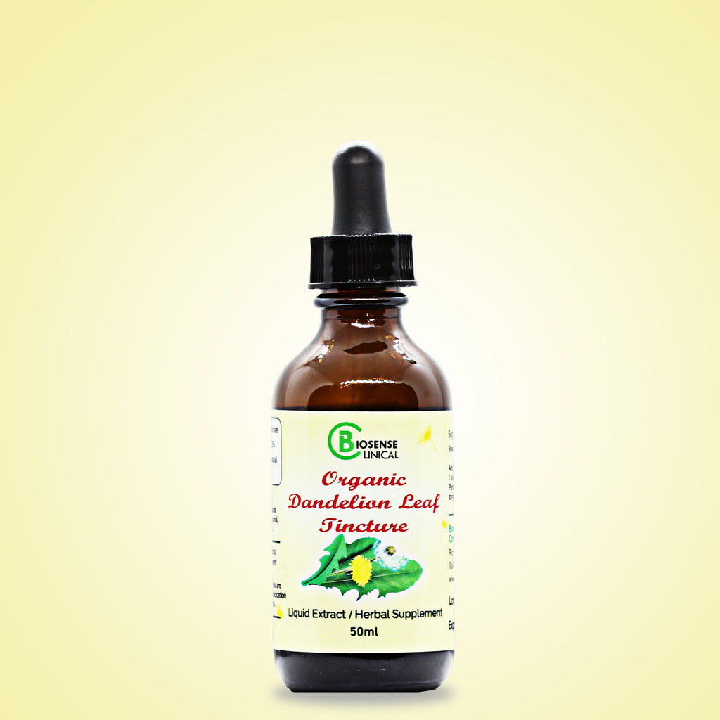 Organic Dandelion Leaf Tincture 50ml - biosenseclinic.com