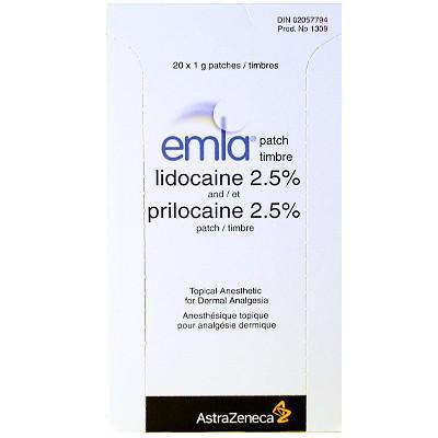 Emla Patch 20 x 1 gram - Biosense Clinic