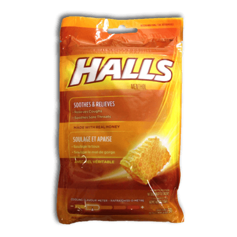 Halls Cough Drops (Honey) - Biosense Clinic