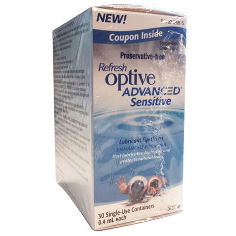 Refresh Optive Advanced Sensitive Lubricant Eye Drops - Biosense Clinic