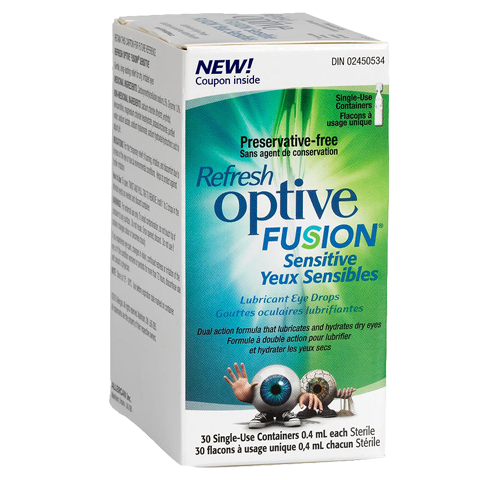 Refresh Optive Fusion Sensitive Lubricant Eye Drops - Biosense Clinic