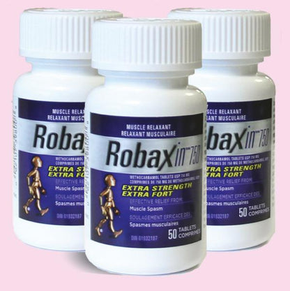 Robaxin - 50 tabs (750mg) x 3