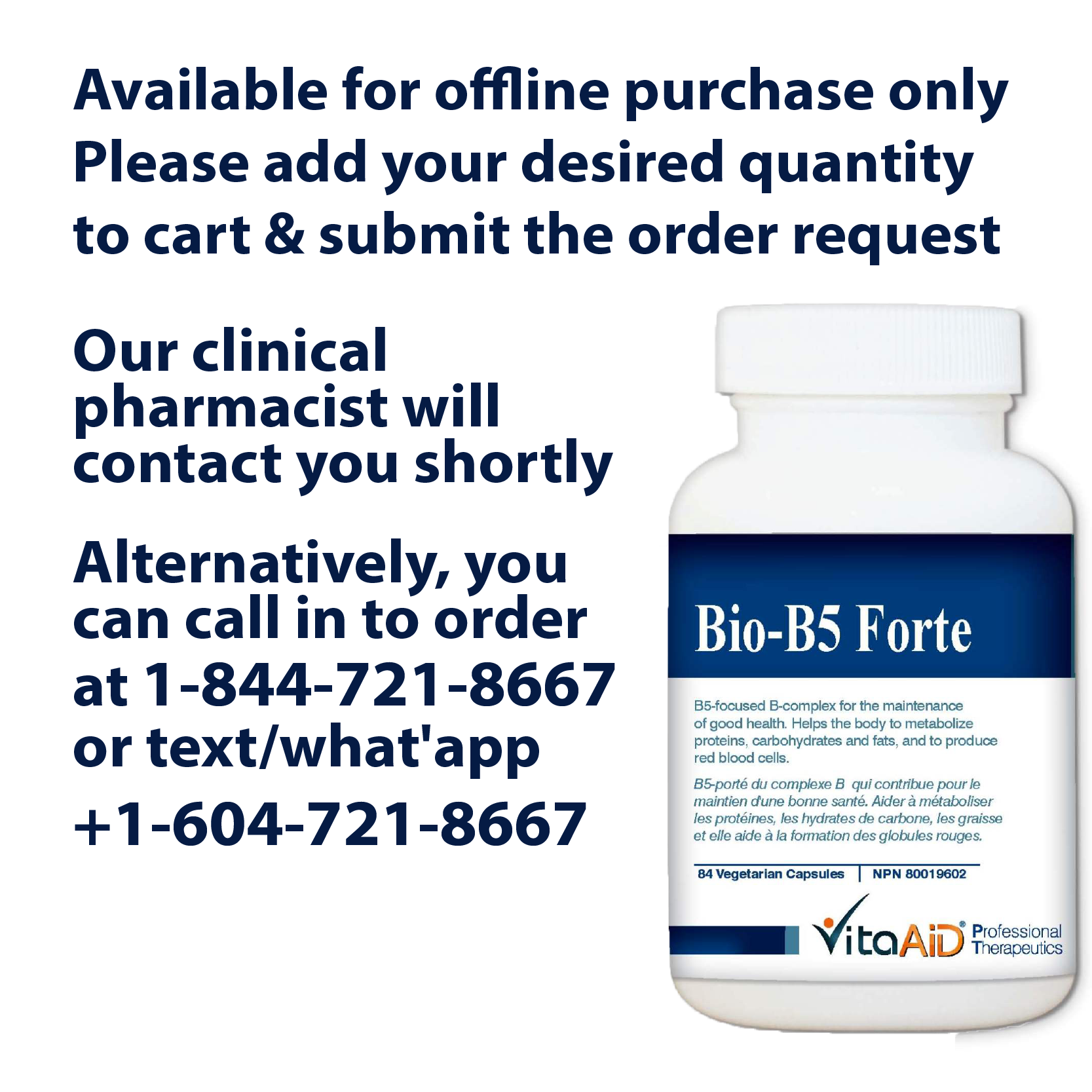 VitaAid Bio-B5 Forte - biosenseclinic.com