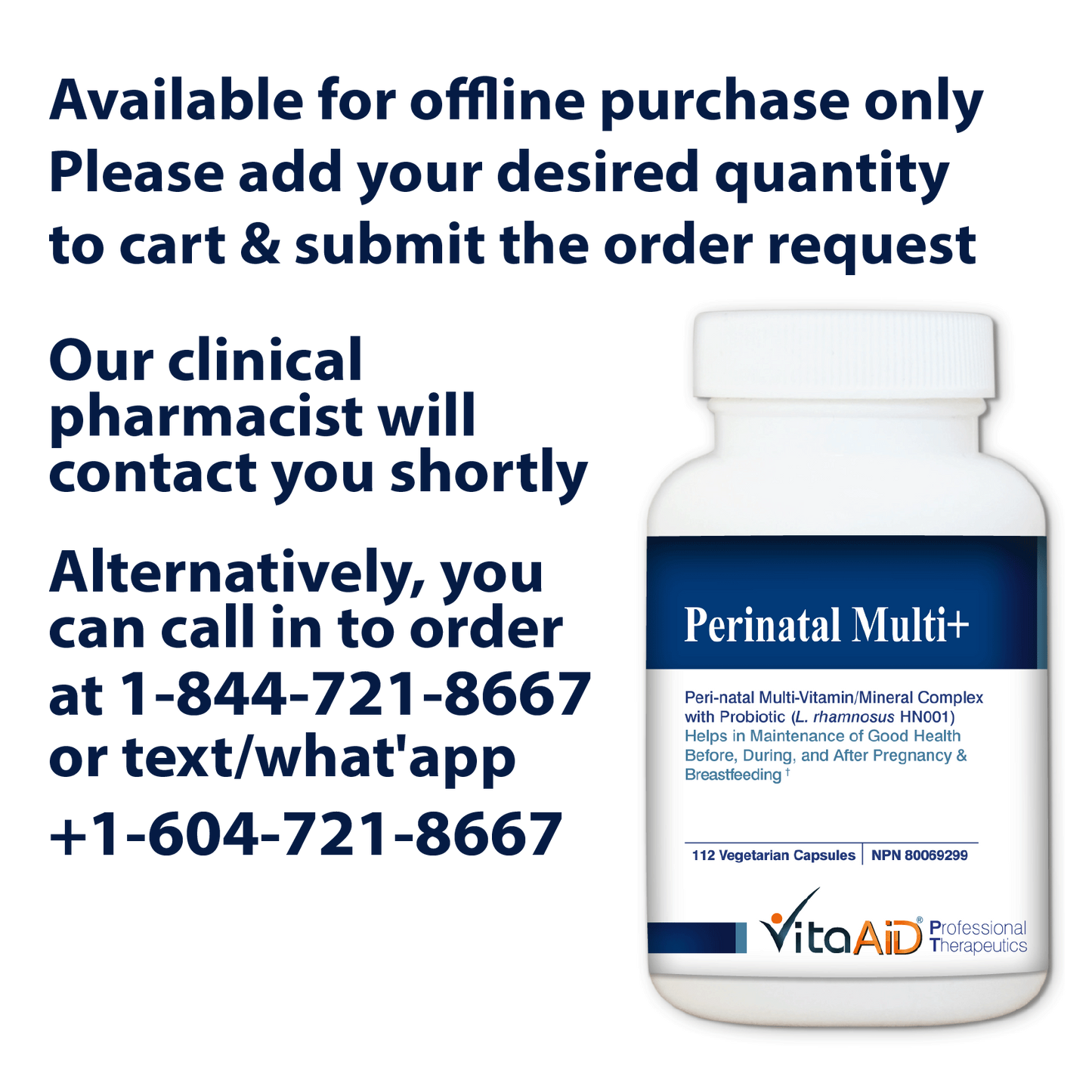 VitaAid Perinatal Multi+ - Biosense Clinic